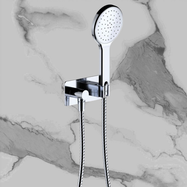 Fienza Kaya Hand Shower Rectangular Plate Chrome