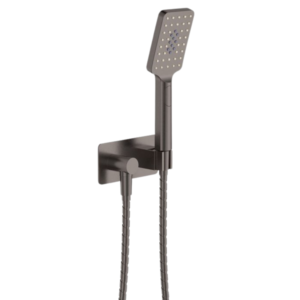 Fienza Tono Hand Shower Rectangular Plate Gunmetal