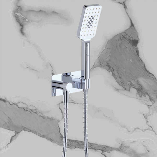 Fienza Tono Hand Shower Rectangular Plate Chrome