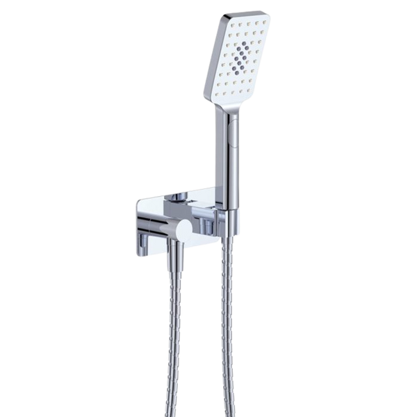 Fienza Tono Hand Shower Rectangular Plate Chrome