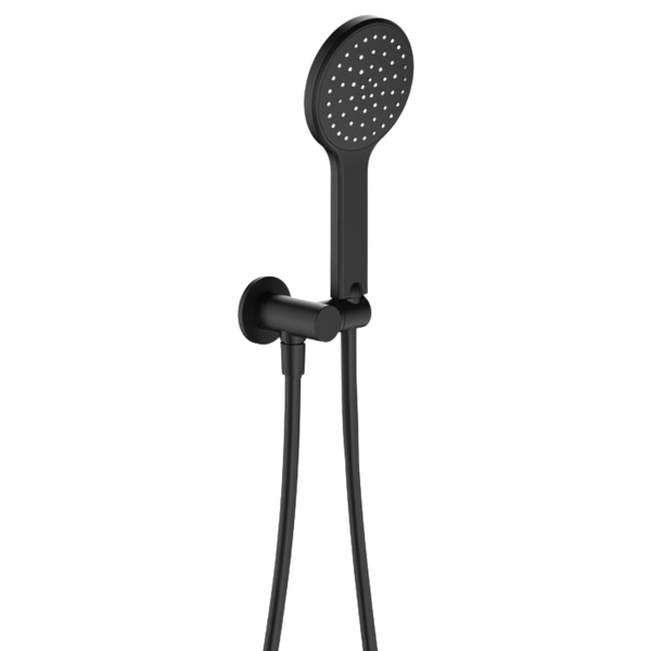 Fienza Kaya Hand Shower Round Plate Matte Black