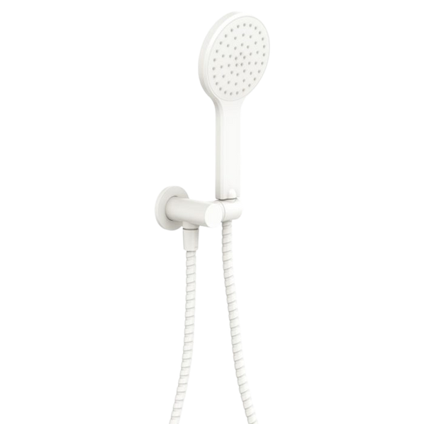 Fienza Kaya Hand Shower Round Plate Matte White