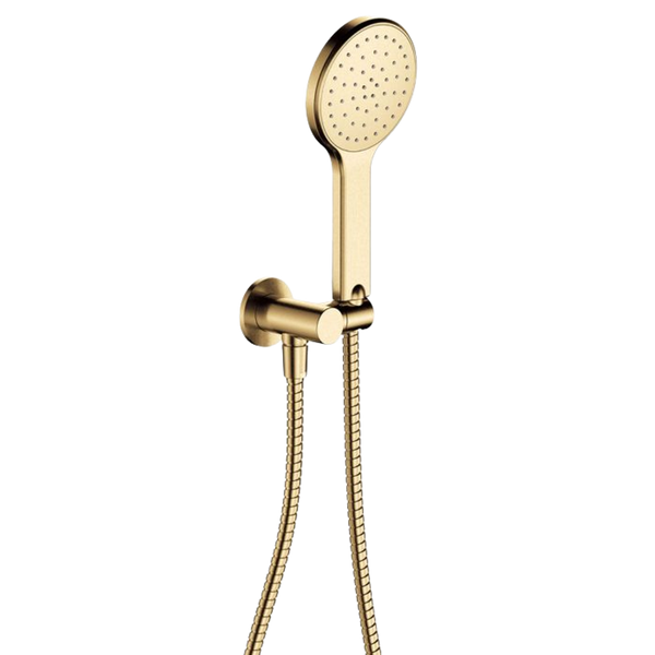 Fienza Kaya Hand Shower Round Plate Urban Brass
