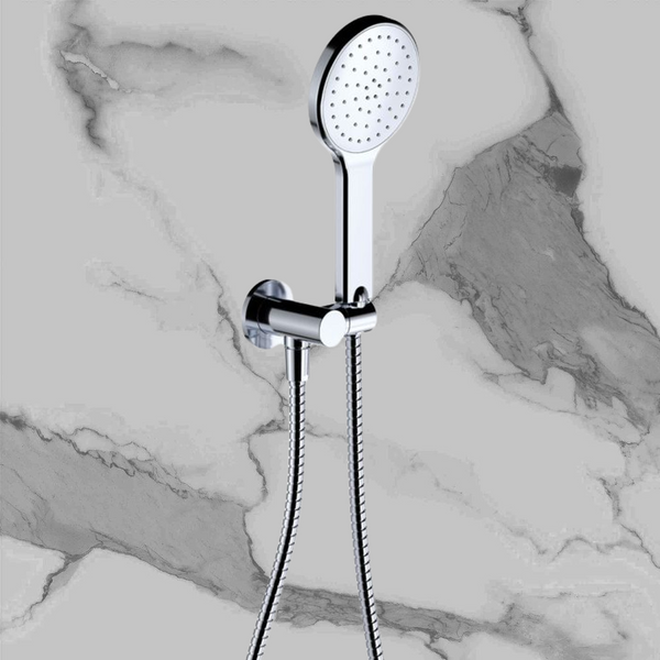 Fienza Kaya Hand Shower Round Plate Chrome