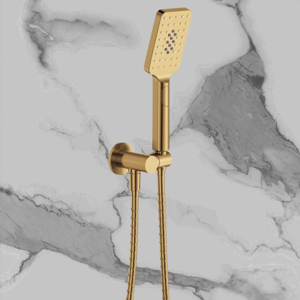 Fienza Tono Hand Shower Round Plate Urban Brass