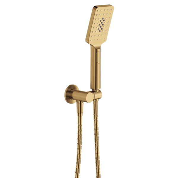 Fienza Tono Hand Shower Round Plate Urban Brass