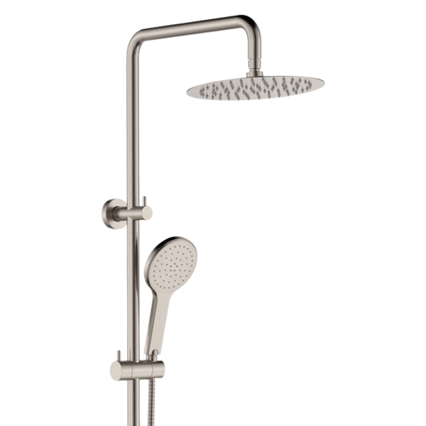 Fienza Kaya Twin Shower Brushed Nickel
