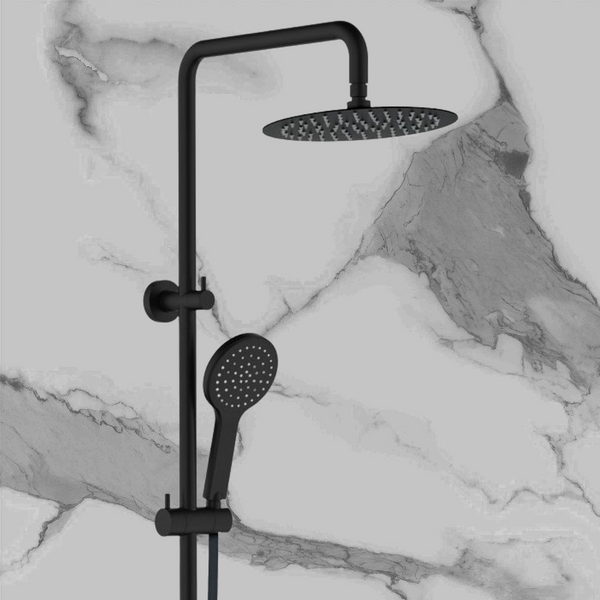 Fienza Kaya Twin Shower Matte Black
