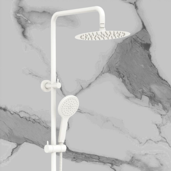 Fienza Kaya Twin Shower Matte White