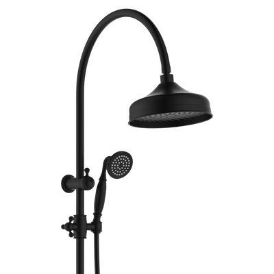 Fienza Lillian Twin Shower Matte Black