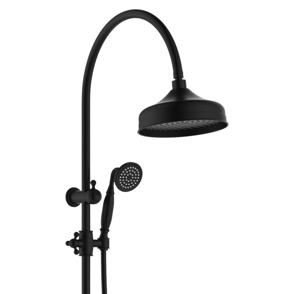 Fienza Lillian Twin Shower Matte Black