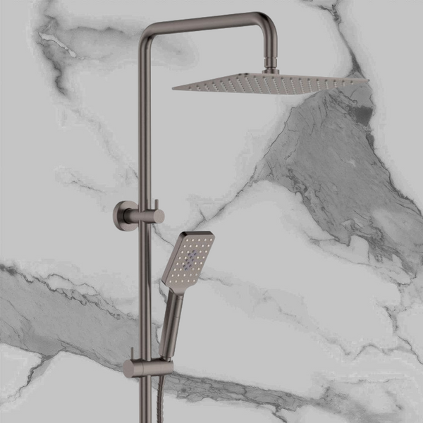 Fienza Tono Twin Shower Gunmetal