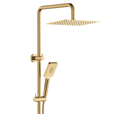 Fienza Tono Twin Shower Urban Brass