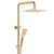 Fienza Tono Twin Shower Urban Brass