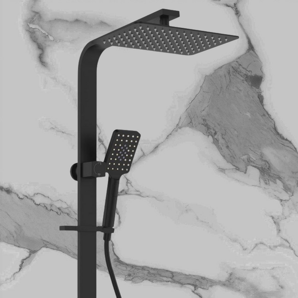 Fienza Tono Deluxe Twin Shower Matte Black