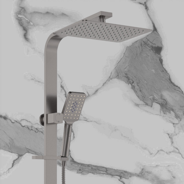 Fienza Tono Deluxe Twin Shower Gunmetal