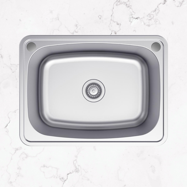 Fienza Tiva 70L Laundry Sink Stainless Steel