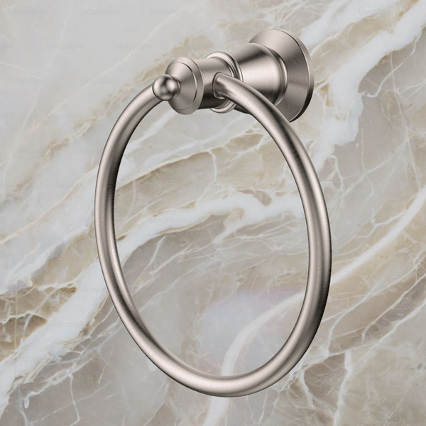 Fienza Lillian Towel Ring Brushed Nickel