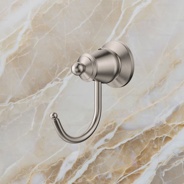 Fienza Lillian Robe Hook Brushed Nickel