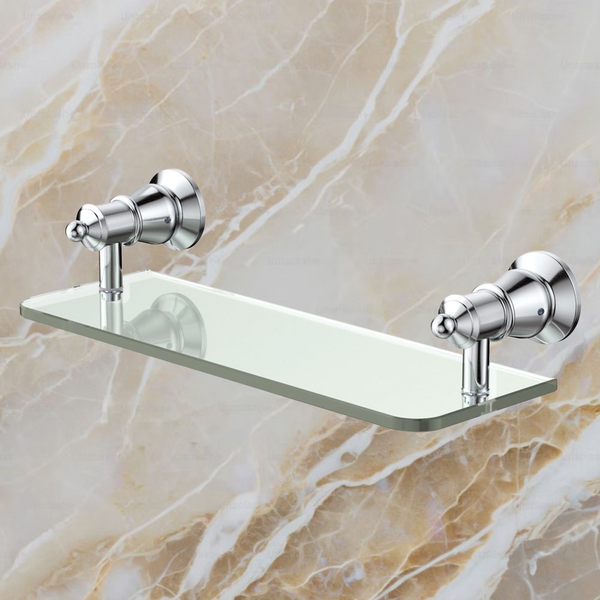 Fienza Lillian Glass Shelf Chrome