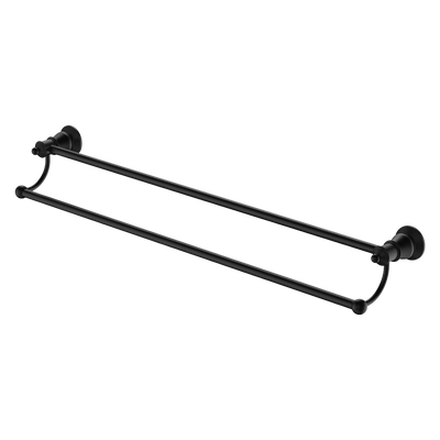 Fienza Lillian Double Towel Rail Matte Black