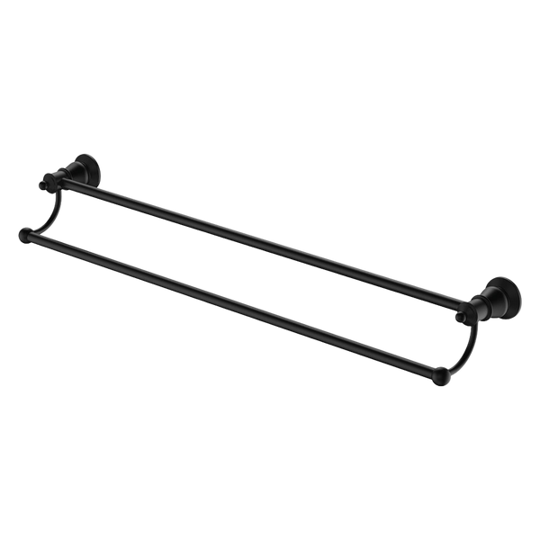 Fienza Lillian Double Towel Rail Matte Black