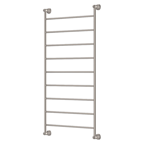 Fienza Lillian Heated Towel Rail 600 x 1200mm Brushed Nickel