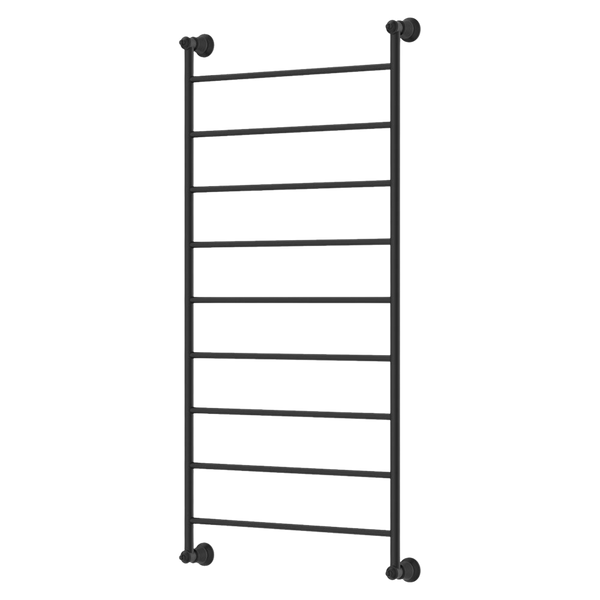 Fienza Lillian Heated Towel Rail 600 x 1200mm Matte Black