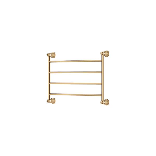 Fienza Lillian Heated Towel Rail 600 x 450mm Urban Brass
