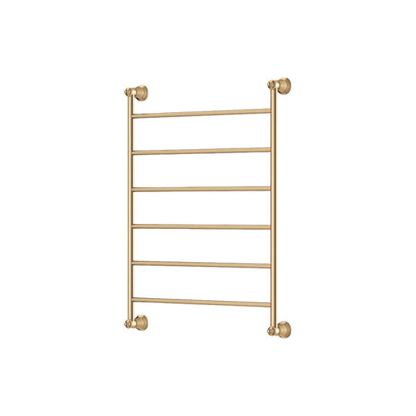 Fienza Lillian Heated Towel Rail 600 x 800mm Urban Brass