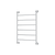Fienza Lillian Heated Towel Rail 600 x 800mm Chrome