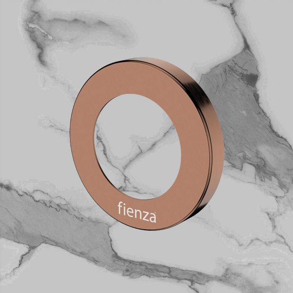 Fienza Kaya Round Cover Plate Brushed Copper