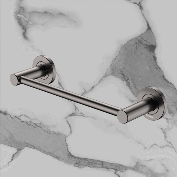 Fienza Kaya Single Towel Rail 300mm Gunmetal