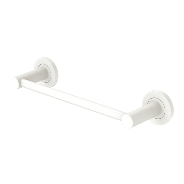 Fienza Kaya Single Towel Rail 300mm Matte White