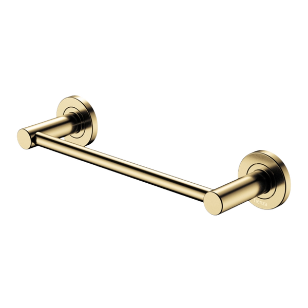 Fienza Kaya Single Towel Rail 300mm Urban Brass