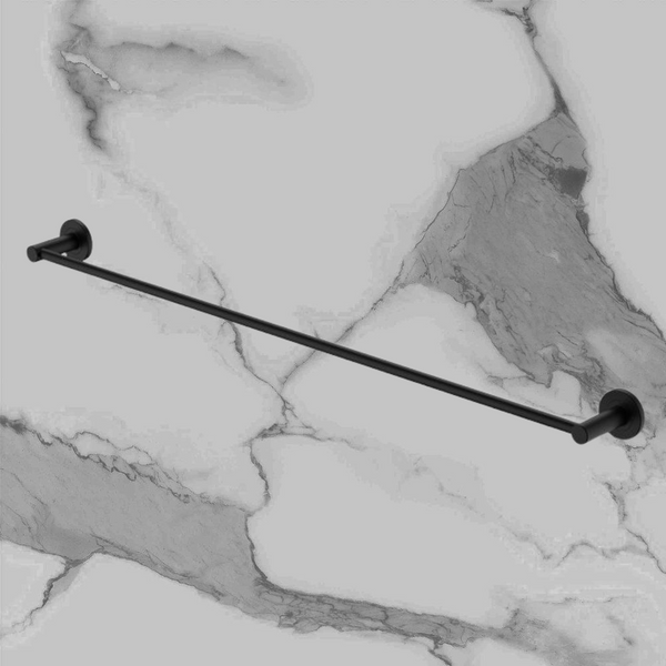 Fienza Kaya Single Towel Rail 900mm Matte Black