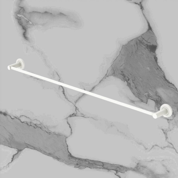 Fienza Kaya Single Towel Rail 900mm Matte White