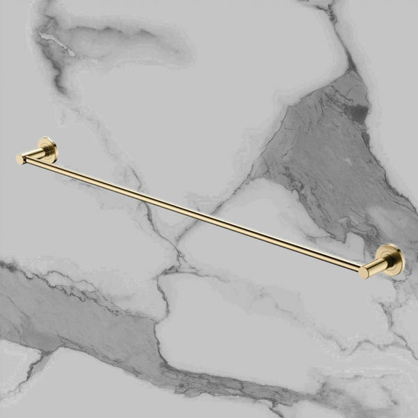 Fienza Kaya Single Towel Rail 900mm Urban Brass