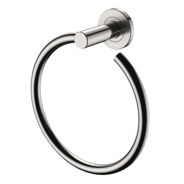 Fienza Kaya Hand Towel Ring Brushed Nickel