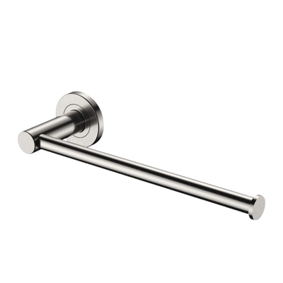 Fienza Kaya Hand Towel Rail / Toilet Roll Holder Brushed Nickel