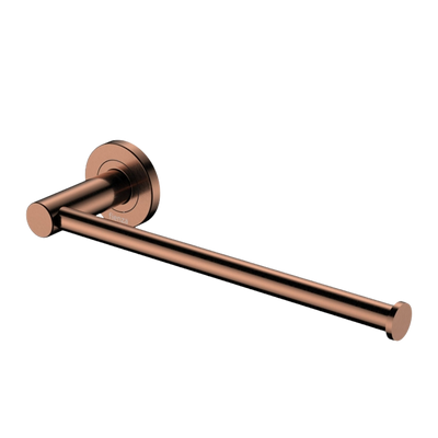 Fienza Kaya Hand Towel Rail / Toilet Roll Holder Brushed Copper