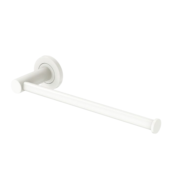 Fienza Kaya Hand Towel Rail / Toilet Roll Holder Matte White