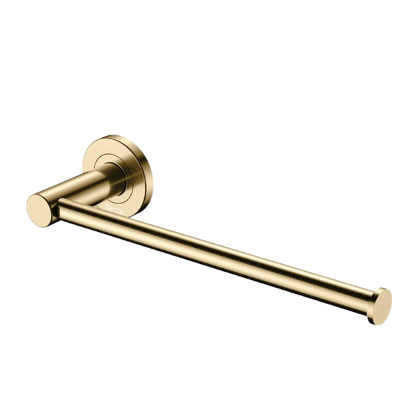 Fienza Kaya Hand Towel Rail / Toilet Roll Holder Urban Brass