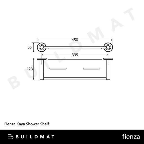 Fienza Kaya Shower Shelf Chrome