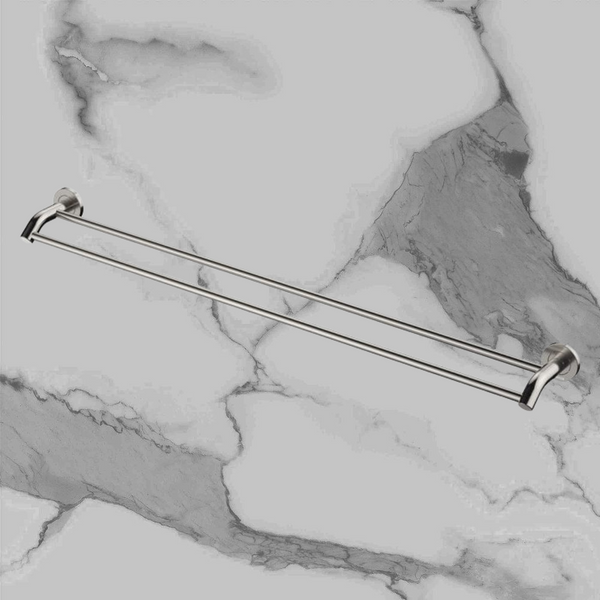 Fienza Kaya Double Towel Rail 900mm Brushed Nickel