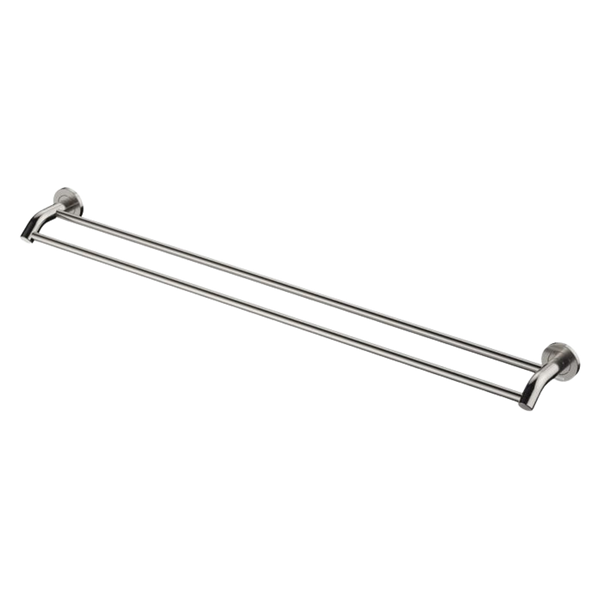 Fienza Kaya Double Towel Rail 900mm Brushed Nickel