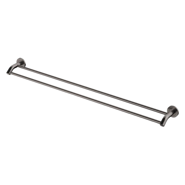 Fienza Kaya Double Towel Rail 900mm Gunmetal