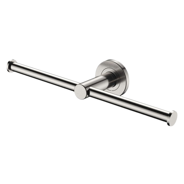 Fienza Kaya Double Toilet Roll Holder Brushed Nickel