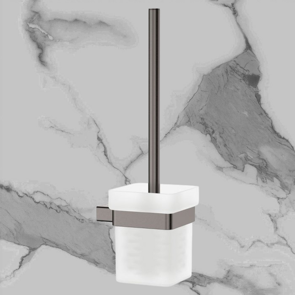 Fienza Tono Toilet Brush & Holder Gunmetal