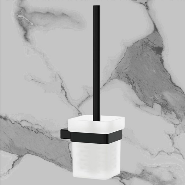 Fienza Tono Toilet Brush & Holder Matte Black